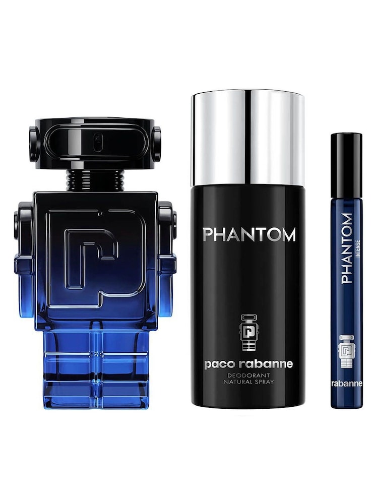 Rabanne Phantom Intense Eau de Parfum Intense 100ml, Deodorant 150ml & Travel Spray 10ml Gift Set - Image 2 of 3