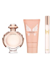 Rabanne Olympea Eau de Parfum 50ml, Body Lotion 75ml & Travel Spray 10ml Gift Set (Worth Over £105) - Image 2 of 3