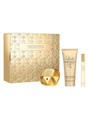 Rabanne Lady Million Eau de Parfum 50ml, Body Lotion 75ml & Travel Spray 10ml Gift Set (Worth Over £108) - Image 1 of 4