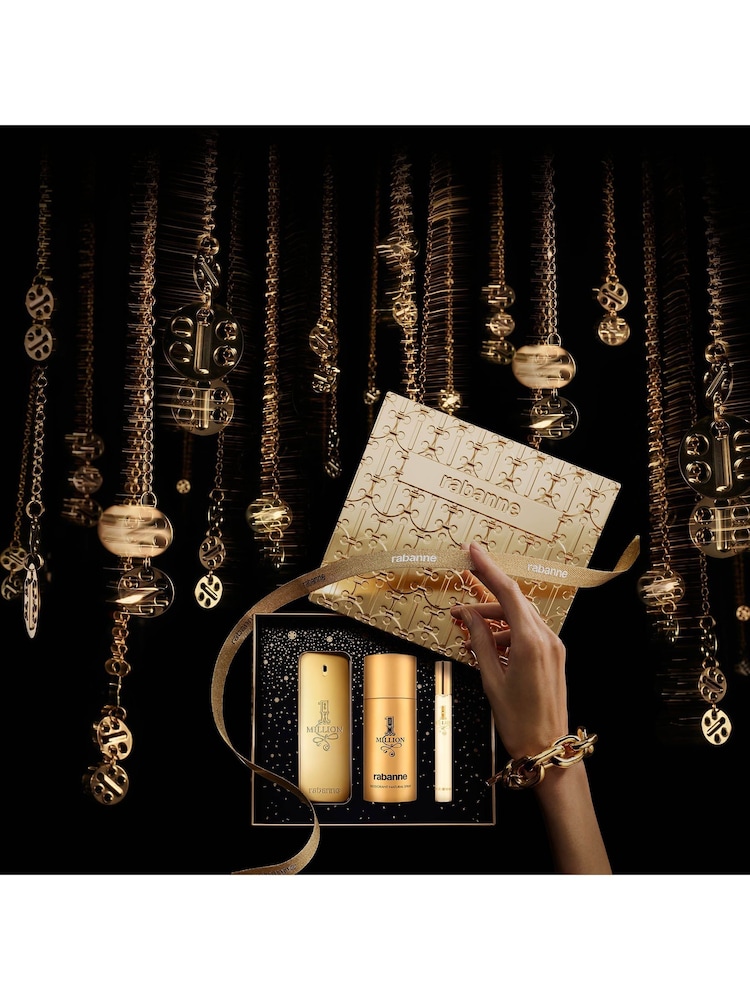 Rabanne 1 Million Eau de Toilette 100ml, Deodorant 150ml & Travel Spray 10ml Gift Set - Image 4 of 4