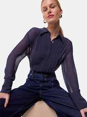 Bluză cu detaliu și cute fine Whistles Maya - Imaginea 1 din 5