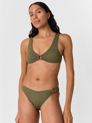 Whistles Green Ring Detail Bikini Bottoms - Image 1 of 4
