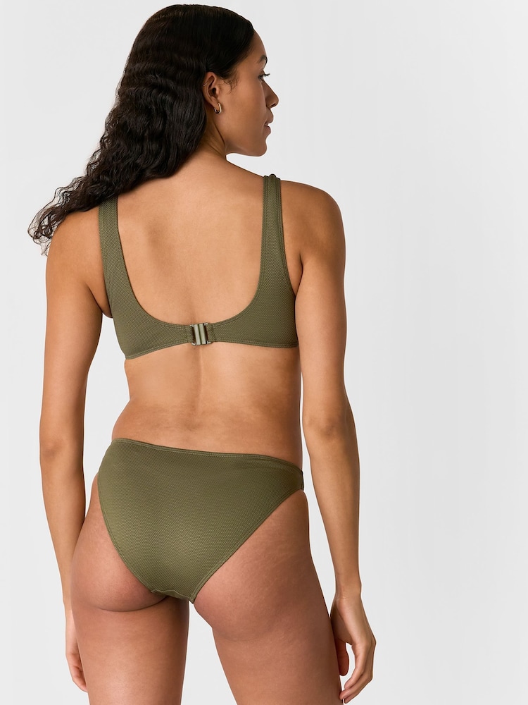 Whistles Green Ring Detail Bikini Bottoms - Image 2 of 4