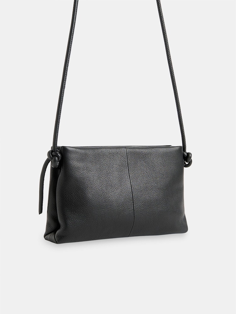 Whistles Black Amity Triple Pouch Bag - Image 2 of 5