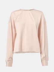 Whistles Nude Demi Satin Blouse - Image 5 of 5