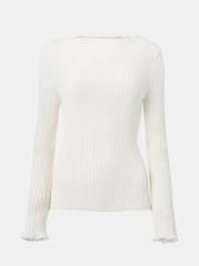 Whistles White Elsa Plisse Top - Image 5 of 5