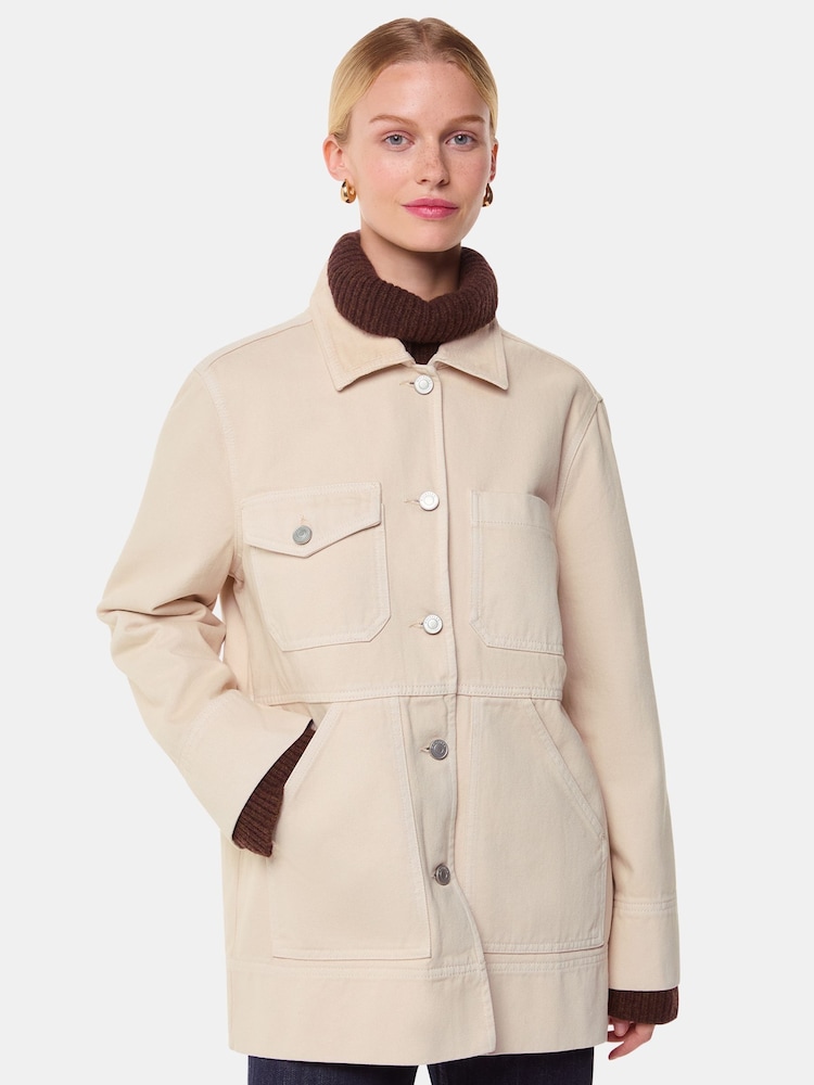 Whistles Nude Jo Utility Jacket - Image 1 of 5