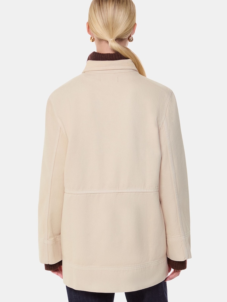 Whistles Nude Jo Utility Jacket - Image 2 of 5