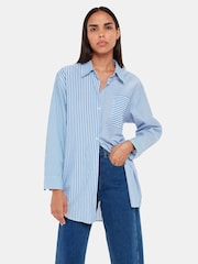 Whistles Blue Petite Stretch Barrel Leg Jeans - Image 4 of 5