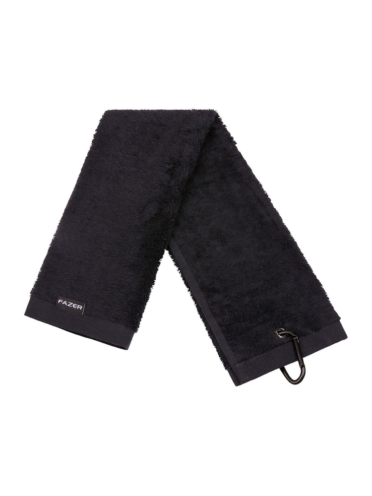 Fazer Premium Golf Black Towel - Image 2 of 2
