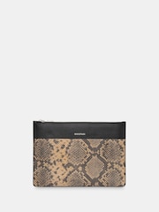 Whistles Natural Una Snake Panel Purses - Image 1 of 4