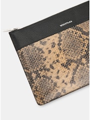 Whistles Natural Una Snake Panel Purses - Image 4 of 4