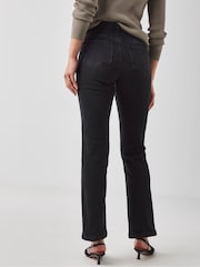 JD Williams Black Magisculpt Straight Leg Jeans - Image 2 of 4