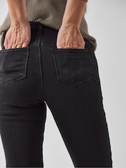 JD Williams Black Magisculpt Straight Leg Jeans - Image 4 of 4