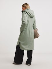 JD Williams Green Longline Raincoat - Image 2 of 4