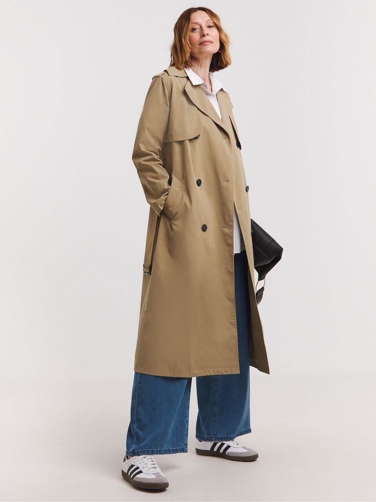 JD Williams Natural Classic Trench Jacket - Image 1 of 4