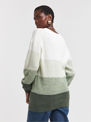 JD Williams Green V-Neck  Tunic - Image 2 of 4