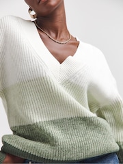 JD Williams Green V-Neck  Tunic - Image 4 of 4
