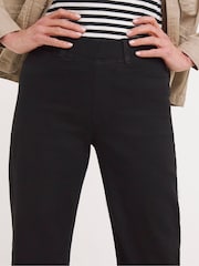 JD Williams Black Wide Fit Wide Leg Jeggings - Image 4 of 4