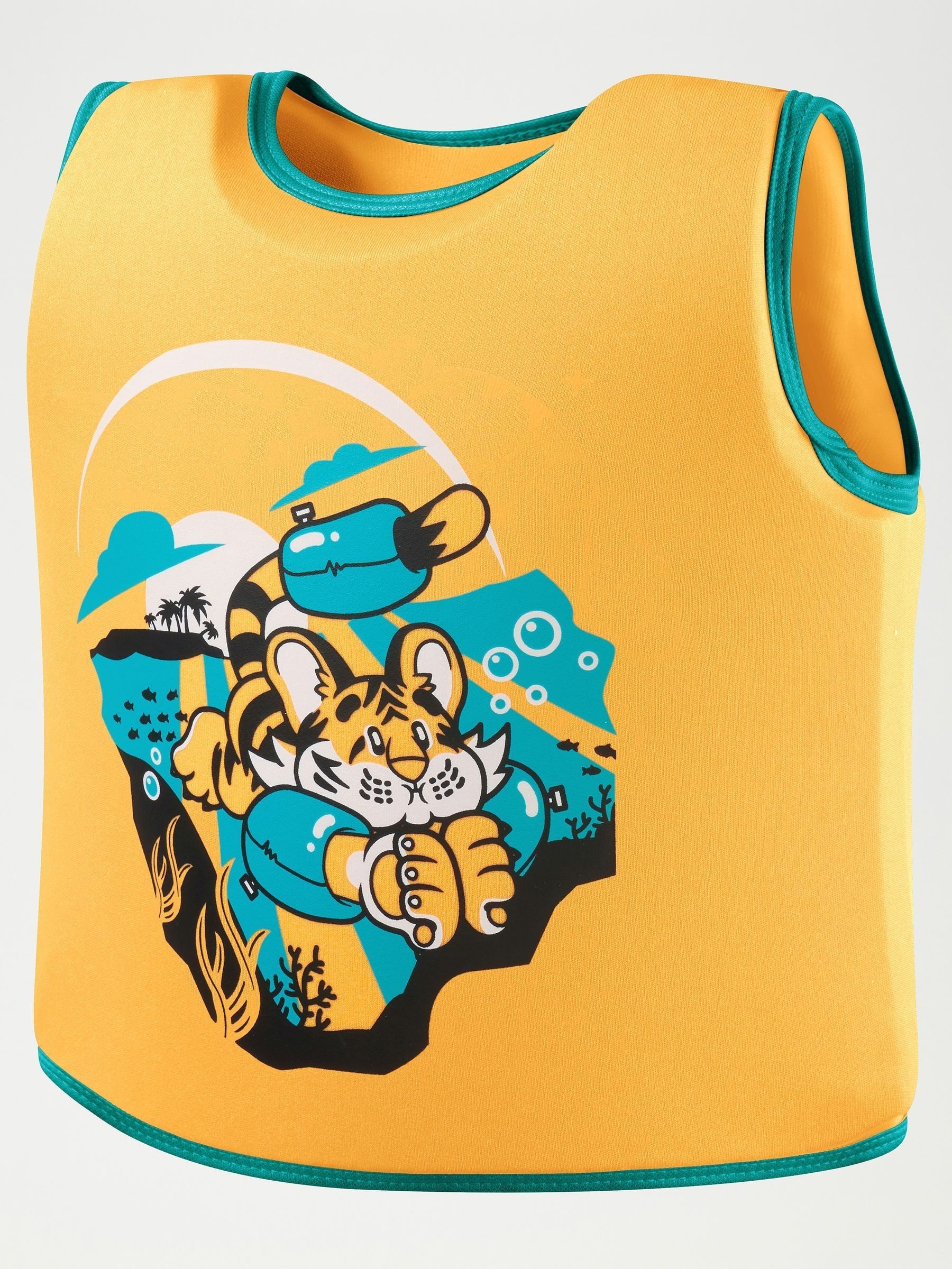 Speedo Infant Learn To Swim Float Vest - Oraquar/Blk - 4-6YR - Image 4