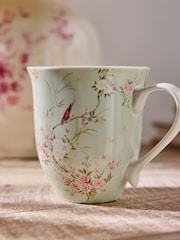 Shabby Chic by Rachel Ashwell® Green/Pink Chinoiserie Mug - Image 2 of 3