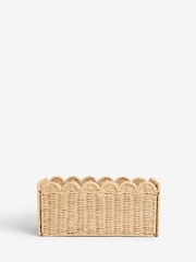 Jojo Maman Bébé Natural Elodie Scallop Storage Basket - Image 2 of 6