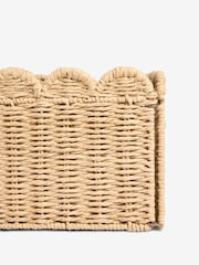 Jojo Maman Bébé Natural Elodie Scallop Storage Basket - Image 4 of 6