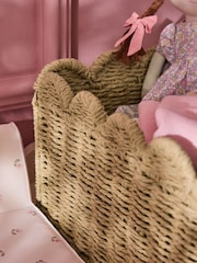 Jojo Maman Bébé Natural Elodie Scallop Storage Basket - Image 5 of 6