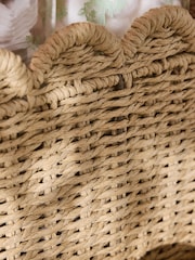 Jojo Maman Bébé Natural Elodie Scallop Storage Basket - Image 6 of 6