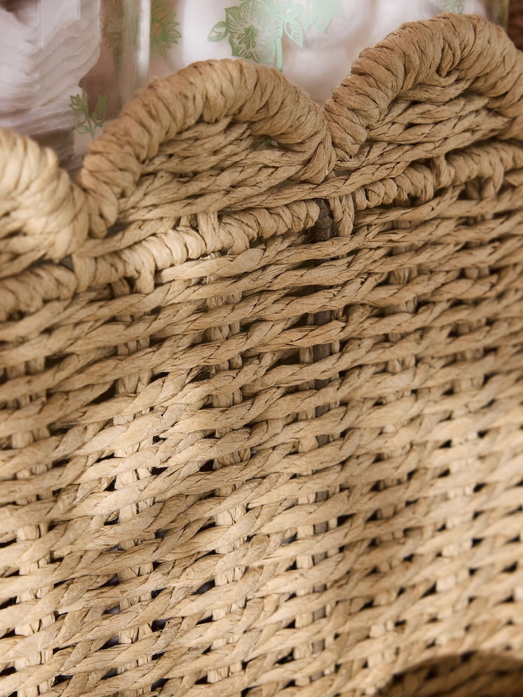 Jojo Maman Bébé Natural Elodie Scallop Storage Basket - Image 6 of 6