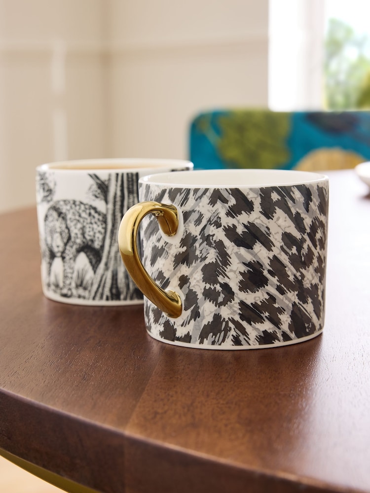 Clarke & Clarke Set of 2 Kisumu Mugs - Image 2 of 5
