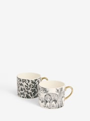 Clarke & Clarke Set of 2 Kisumu Mugs - Image 4 of 5