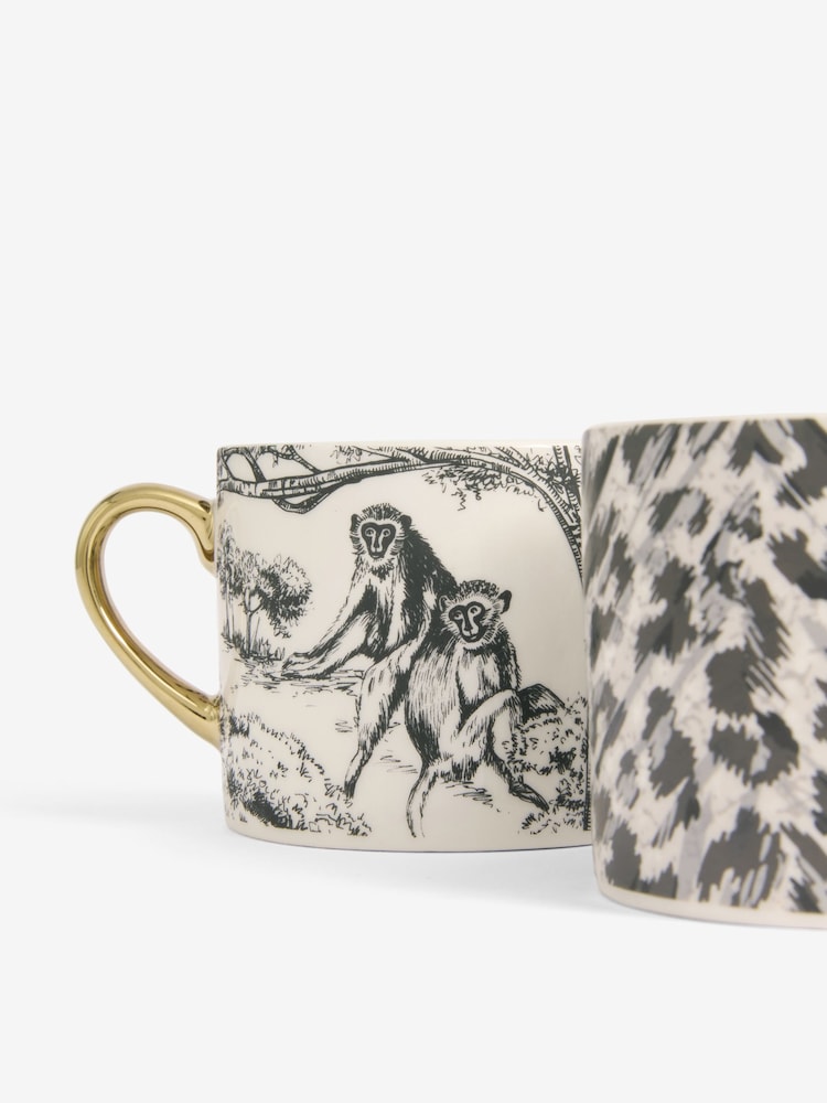 Clarke & Clarke Set of 2 Kisumu Mugs - Image 5 of 5