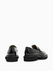 AllSaints Black Vinni Loafers - Image 3 of 5