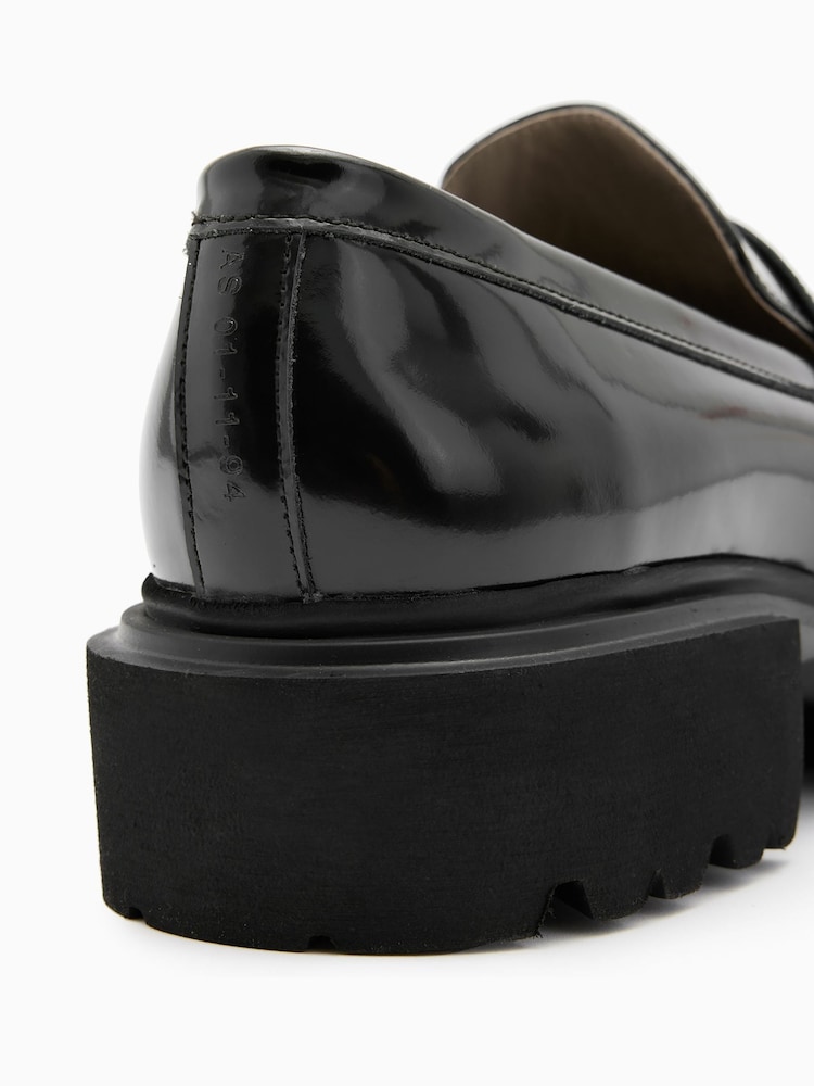 AllSaints Black Vinni Loafers - Image 5 of 5