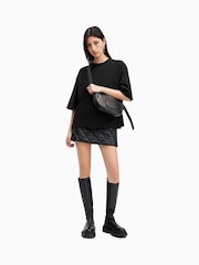 AllSaints Black Amelie Undrground T-Shirt - Image 3 of 6