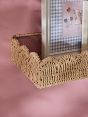 Jojo Maman Bébé Natural Elodie Scallop Wall Shelf - Image 2 of 6
