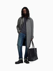 AllSaints Blue Aspen Crew Jumper - Image 2 of 6