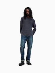 AllSaints Blue Aspen Crew Jumper - Image 3 of 6