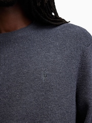 AllSaints Blue Aspen Crew Jumper - Image 5 of 6