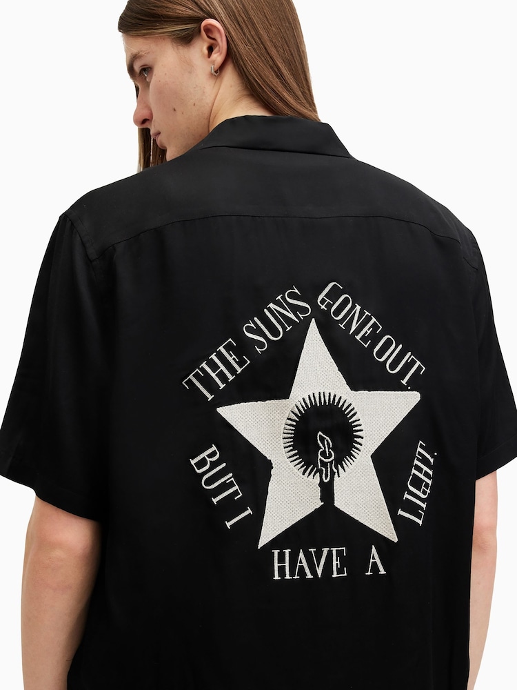 AllSaints Black Wish Shirt - Image 2 of 9