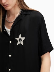 AllSaints Black Wish Shirt - Image 5 of 9