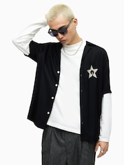 AllSaints Black Wish Shirt - Image 8 of 9