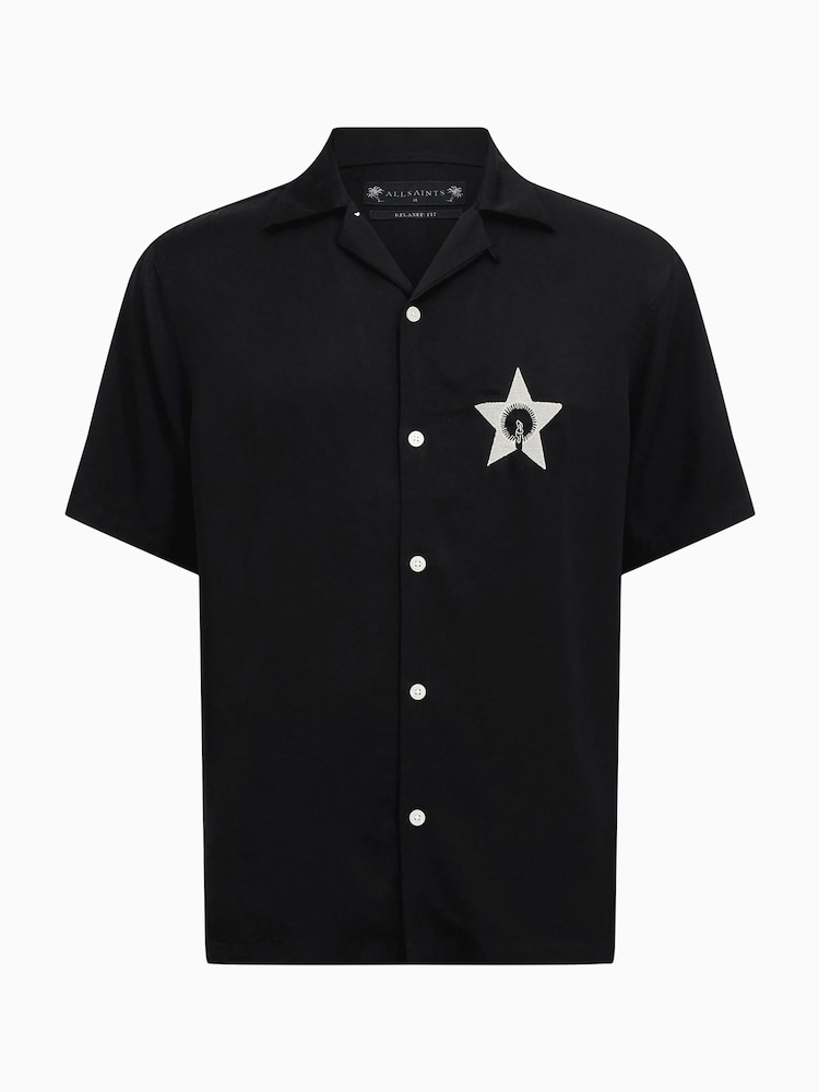 AllSaints Black Wish Shirt - Image 9 of 9
