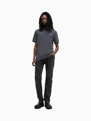 Синий - Рубашка поло с короткими рукавами Allsaints Reform - Image 4 of 6