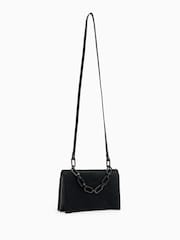 AllSaints Black Yua Luxe Clutch - Image 3 of 10