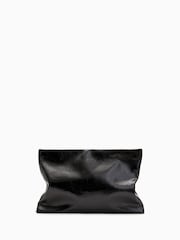 AllSaints Black Bettina Clutch - Image 1 of 5