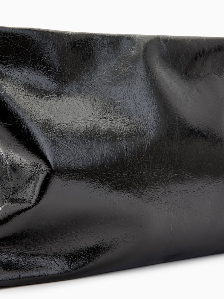 AllSaints Black Bettina Clutch - Image 5 of 5