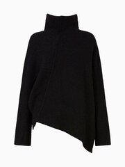 AllSaints Black Lock Roll Neck Jumper - Image 10 of 10