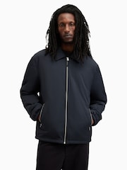 AllSaints Blue Beatty Jacket - Image 4 of 7